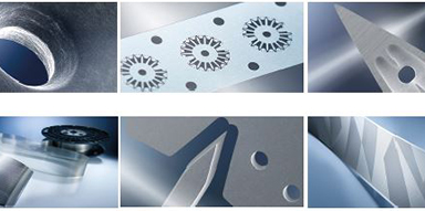 6 different high precision metal parts made by continues photo-chemical etching