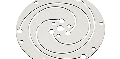 Round photochemically etched washer ring